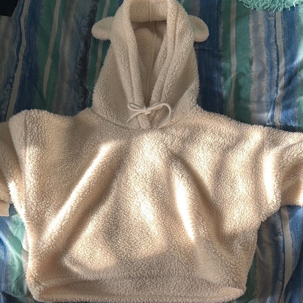 Gilly Hicks Cream fluffy Sherpa 3 piece Comfy Teddy Bear Set - Picture 2 of 4